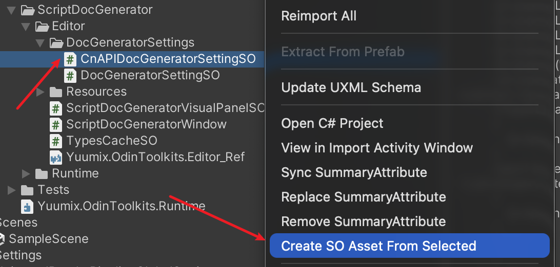 Generate SO Asset From Selected